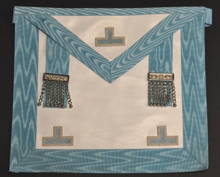 Craft Worshipful Masters Apron - Leather - embroidered levels